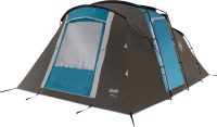 Coleman Vespucci 4 Tent - 4 Persoons tunneltent - UV Guard SPF50 zonbescherming - Ventilatie - Geïntegreerd grondzeil - Grijs/blauw