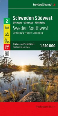 Wegenkaart - landkaart 2 Zweden Zuidwest - Goteborg | Freytag & Berndt