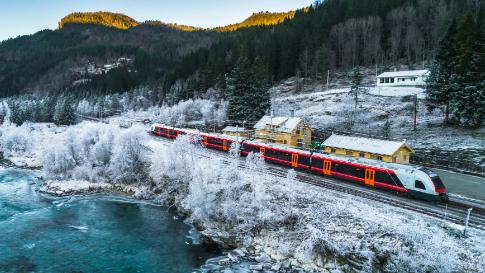 Vlieg-rondreis Winterbelevenis Noorwegen per trein