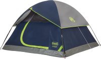 Coleman Sundome 4-persoons tent met regenvlieg, weerbestendige tent, opstelling in 10 minuten