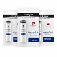 Neutrogena Lippenbalsem | 3 x 4,8 g | Voor droge en gebarsten lippen | Intensieve lipverzorging |